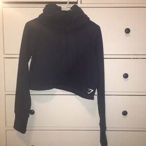 Gymshark Slouch Cropped Hoodie Medium